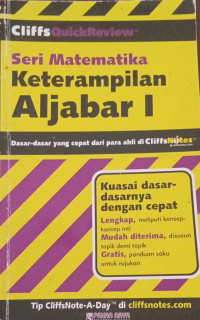 Image of Seri Matematika Keterampilan Aljabar I