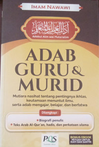 Image of Adab Guru dan Murid