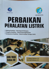 Image of Perbaikan Peralatan Listrik Kelas XII