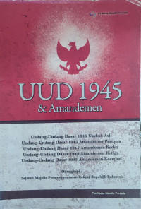 Image of UUD 1945 dan Amandemen